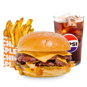 MENIU DOUBLE CHEESEBURGER